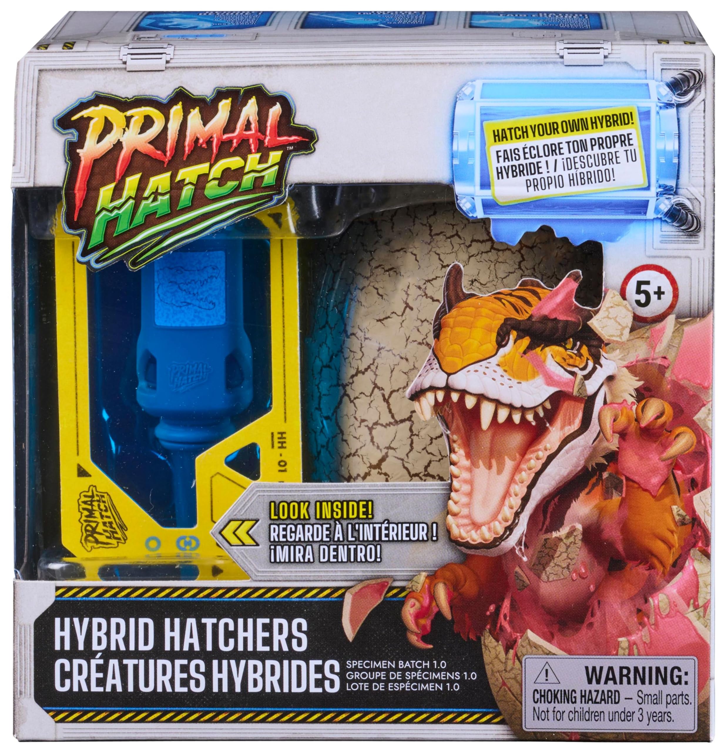 Dino Rising - Primal Hatch Criaturas Híbridas: Huevo Que Eclosiona con un Dinosaurio en su Interior, Hay 10 para Coleccionar - Juguetes Niños 5 Años - Regalo Niño 5 Años + - Dinosaurios Juguetes