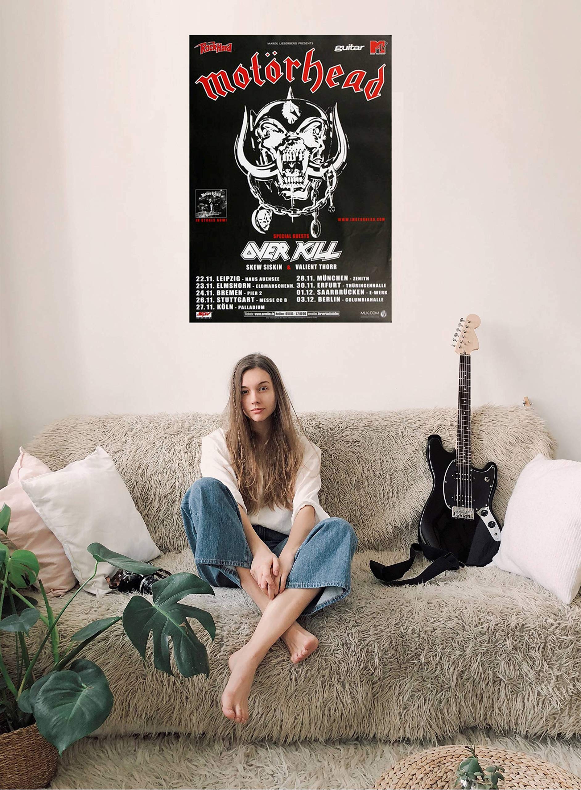 Motörhead - Over Kill, Tour 2007 » Konzertplakat/Premium Poster | Live Konzert Veranstaltung | DIN A1 «