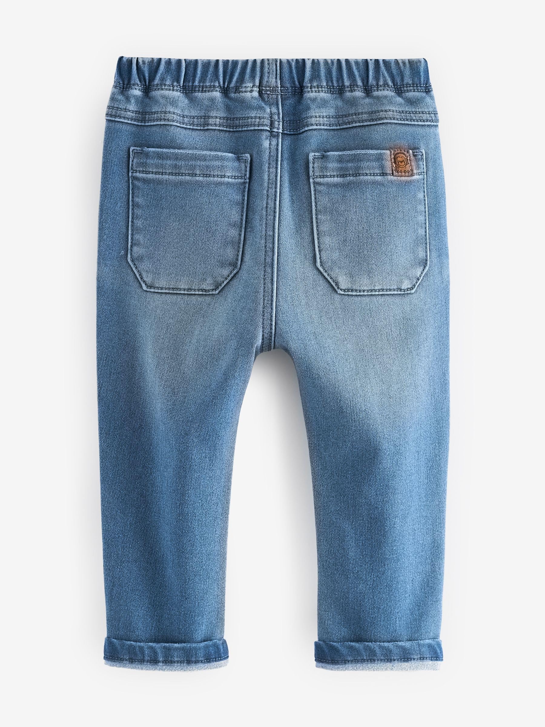 NEXT Garçon Jeans Stretch Ultra Doux à Enfiler, Lot de 2