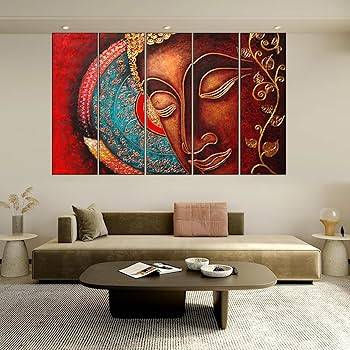 仏教アート 大きめ 木製フレーム付き 仏教アート 大きめ 木製フレーム付き Amazon.co.jp: LZIMU