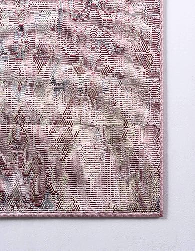 Miniatura 7 de Unique Loom Sumter Collection - Alfombra rectangular (9 x 12 pies, rectangular, color rosa y azul)