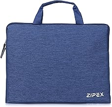 ZIPEX Ocean Blue 13-14 Inch Laptop Sleeve Bag | Lightweight Laptop Carry Case with Handle | Water-Resistant Fabric | Office, Travel & Daily Use | Laptop Cover Bag, Laptop Covers