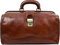 Vista 1 de Time Resistance Bolso médico de cuero unisex marrón