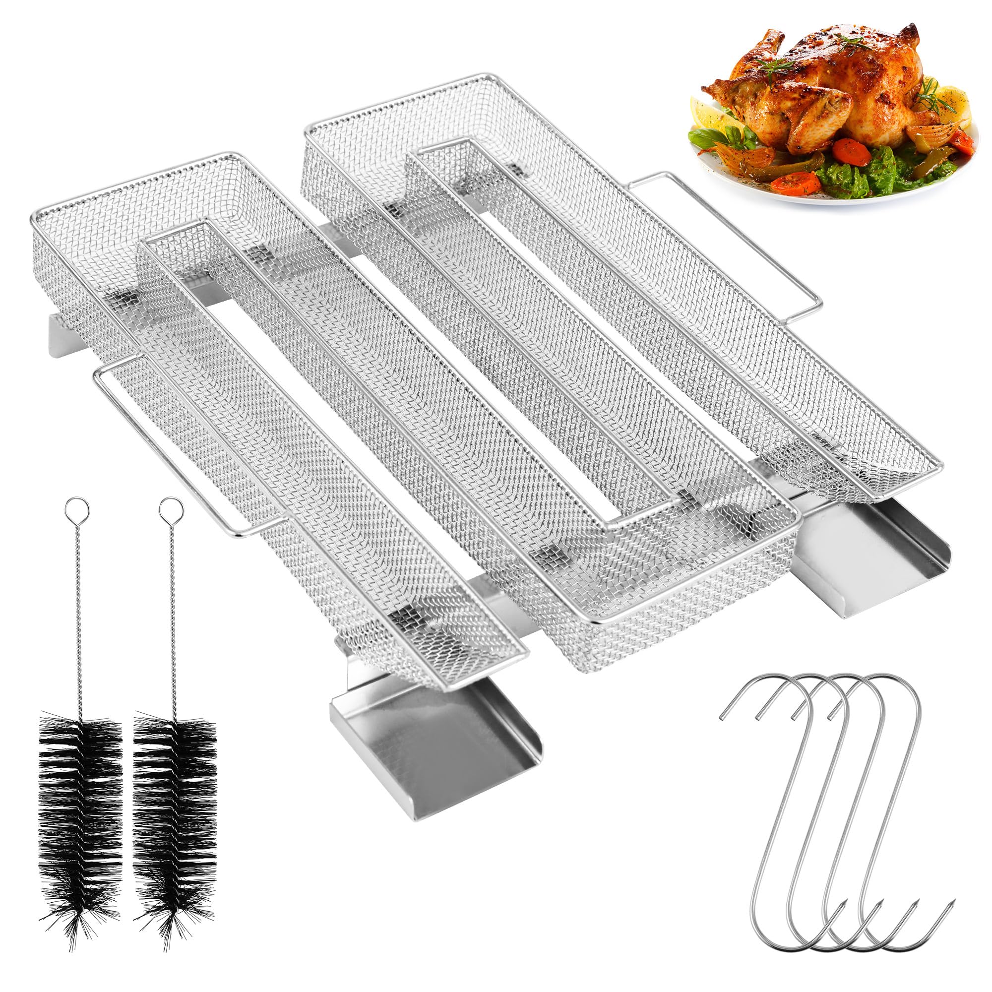 générateur de fumée carré pour bbq et