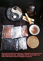 Vista 10 de ORGONITE ORGONE 4" Flower of Life Coaster