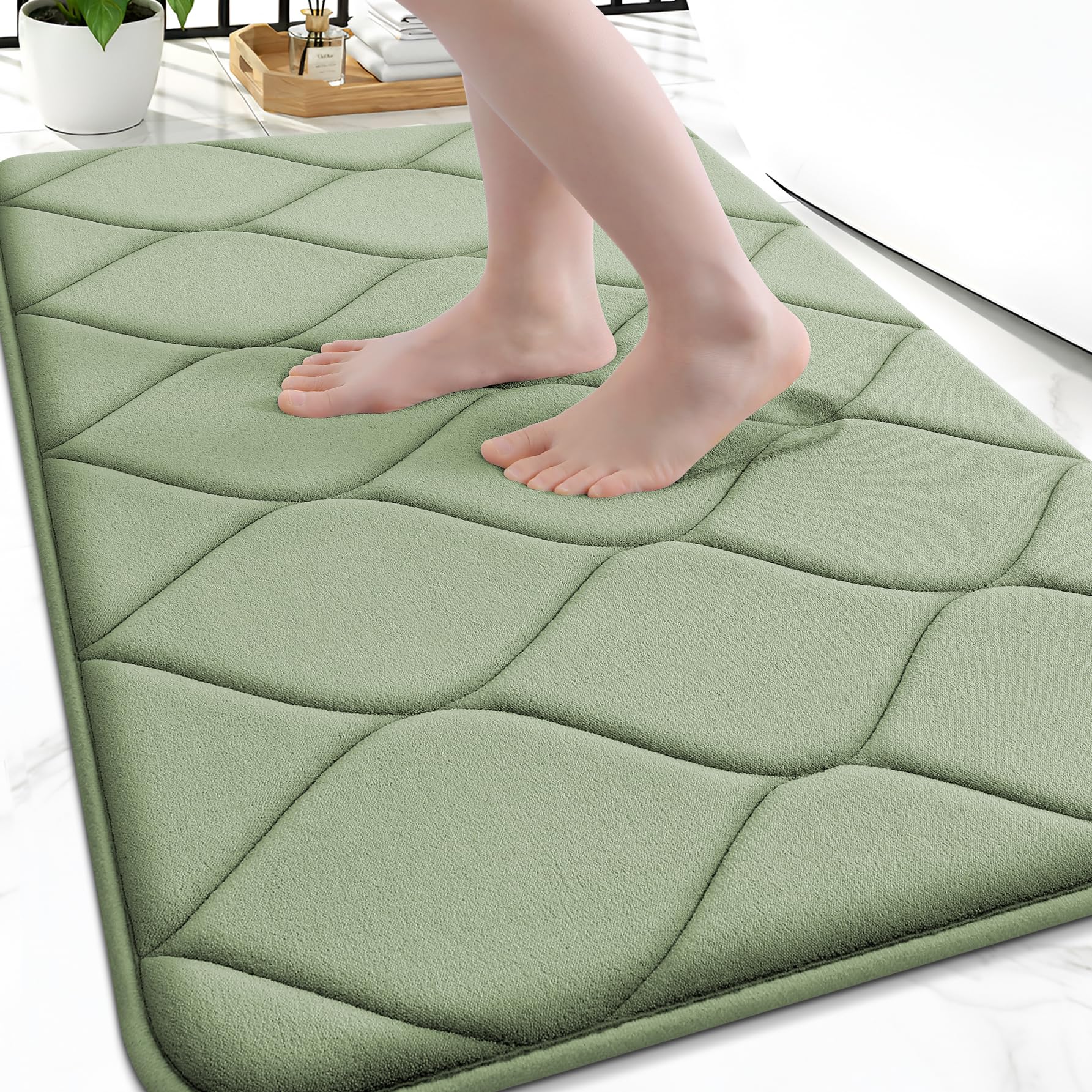 Smiry Memory Foam Bath Mat