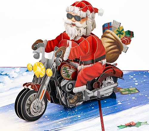 Miniatura 6 de Tarjeta desplegable de vacaciones de montaña, Feliz Navidad, nieve, esquí, tarjetas de felicitación 3D, regalos para mujeres, hombres, niños, niñas,