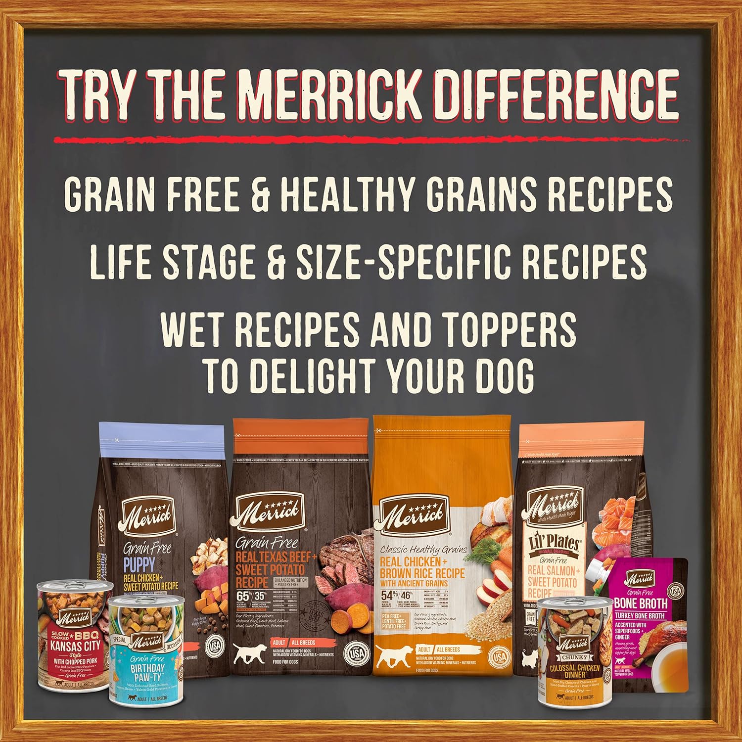 Merrick Grain Free Dry Dog Food Real Texas Beef & Sweet Potato Recipe - 22 lb Bag : Everything Else