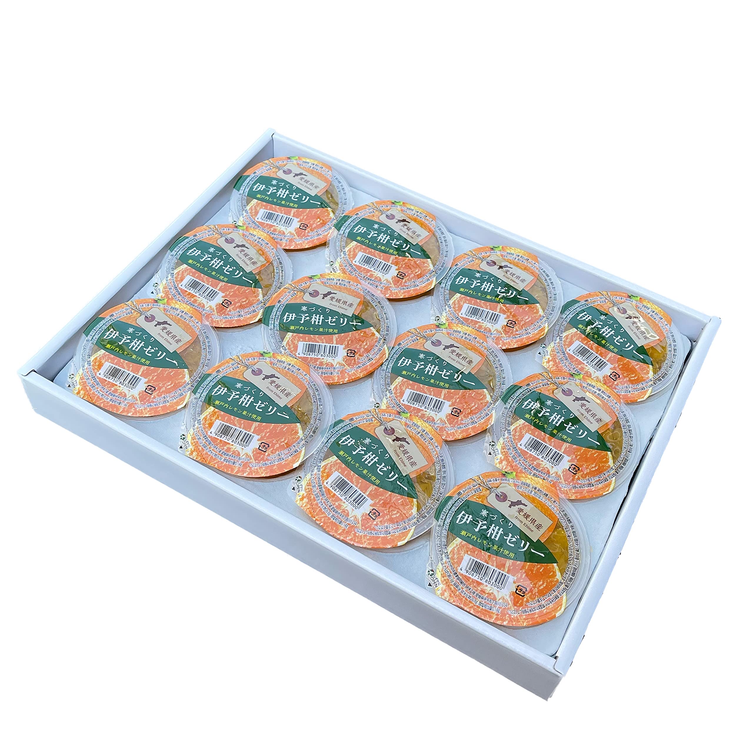 Amazon.co.jp: JAえひめ中央 寒づくり伊予柑ゼリー(12個入) : 食品