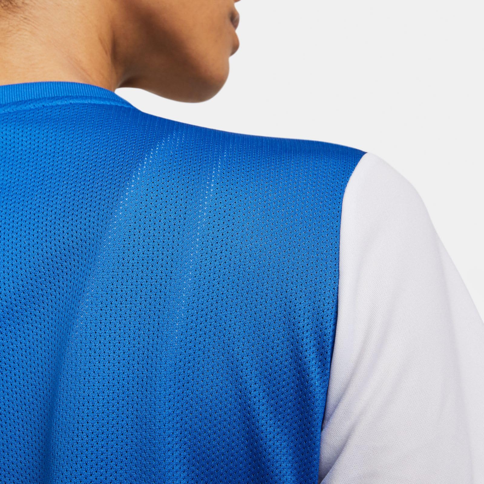NIKE DH8233-463 W NK DF TIEMPO PREM II JSY SS T-shirt Women's ROYAL BLUE/WHITE/WHITE Size S, Blue - White - Image 3