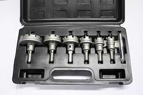 Champion Cutting Tool CT5P-SET-B - Juego de cortador de orificios de conducto eléctrico, 8 piezas