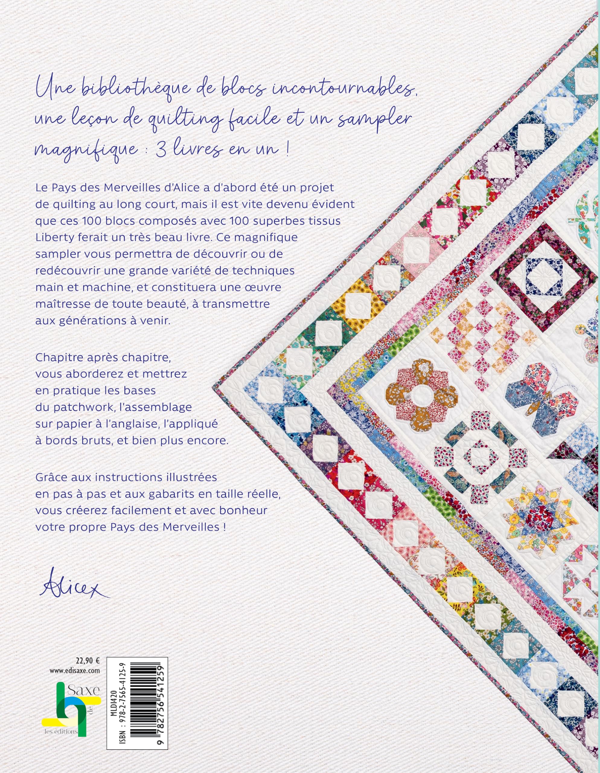 Alice au pays des merveilles - 1 Quilt - 100 blocs