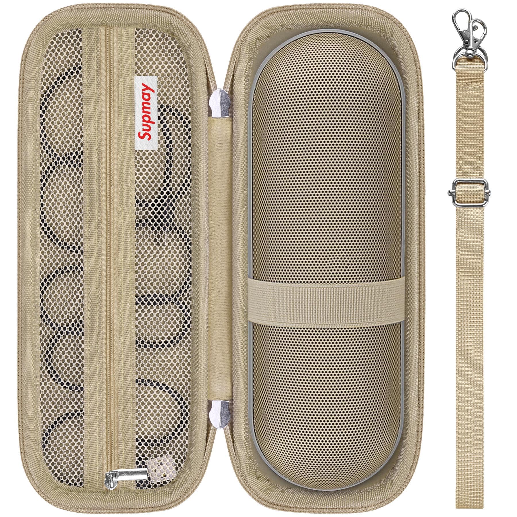 Supmay Hard Carrying Case for Beats Pill - Wireless Bluetooth Speaker, Wireless Portable Speaker Protection Case with Mesh Pocket for Charging Cables,