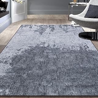 Rugshop Distressed Abstract Stain Resistant Flat Weave Eco Friendly Prem...