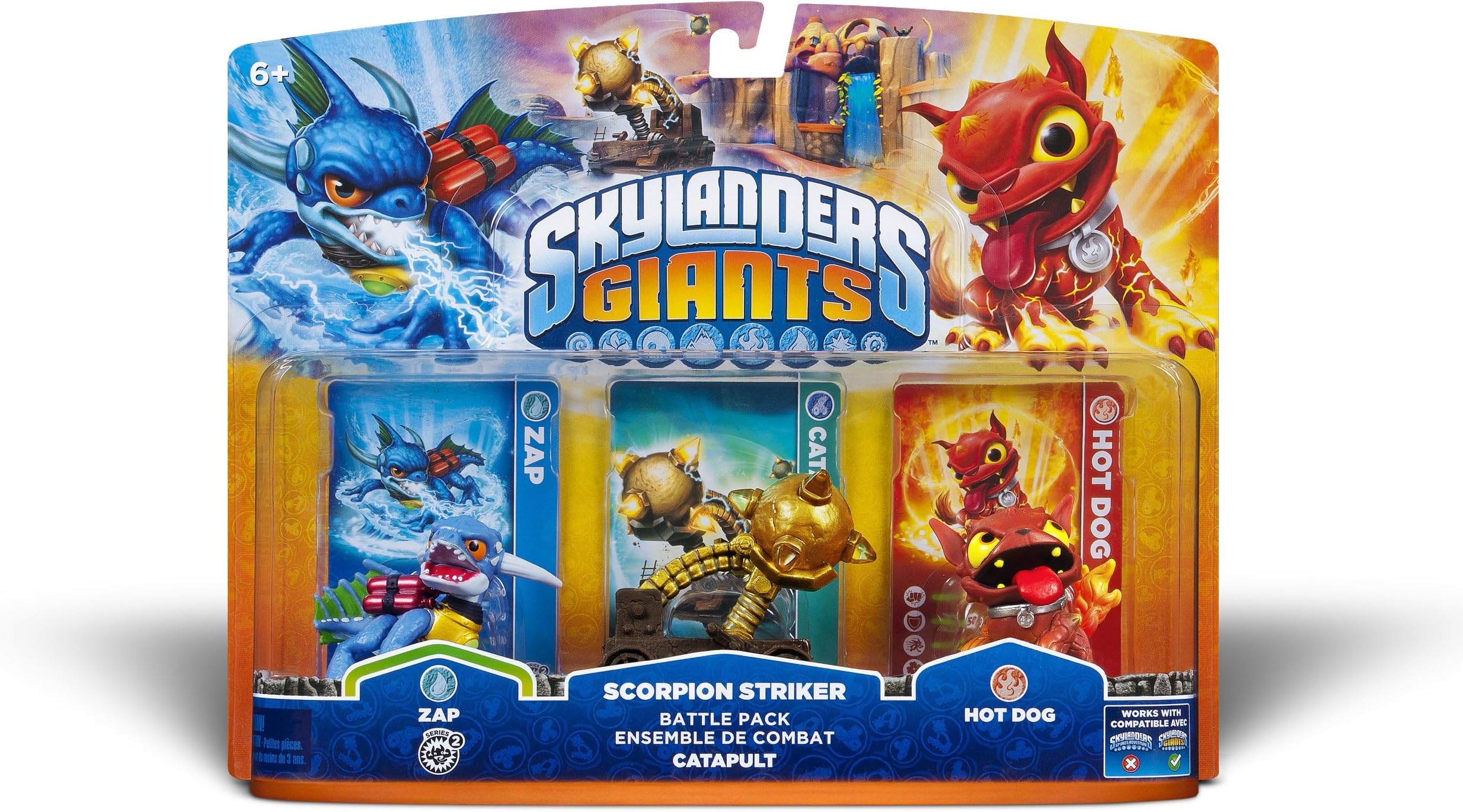 ACTIVISION Skylanders Giants Battle Pack 2: Zap - Scorpion Striker - Hot Dog