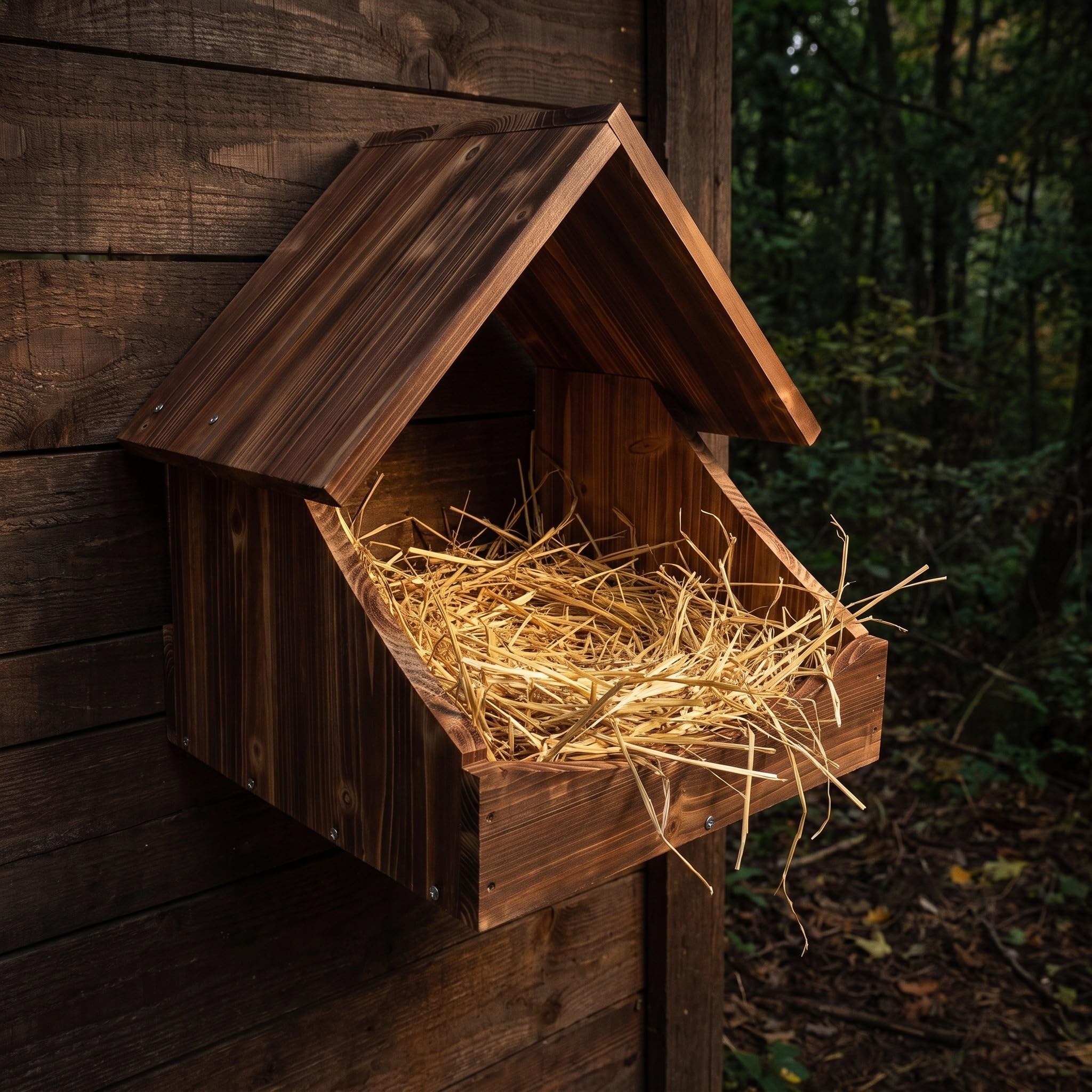 INOOMP Nido per galline in legno, da parete, per la raccolta delle uova.