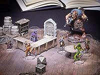Vista 9 de Arcknight - Figuras temáticas en miniatura planas de plástico: para juego de Calabozos y Dragones 5e, Pathfinder y otros juegos de Rol, 62 figuras