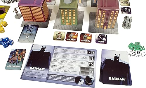Miniatura 7 de IDW Juegos 1537Idw Batman The Animated Series-Gotham City Under Seige Game (JUN180756), negro
