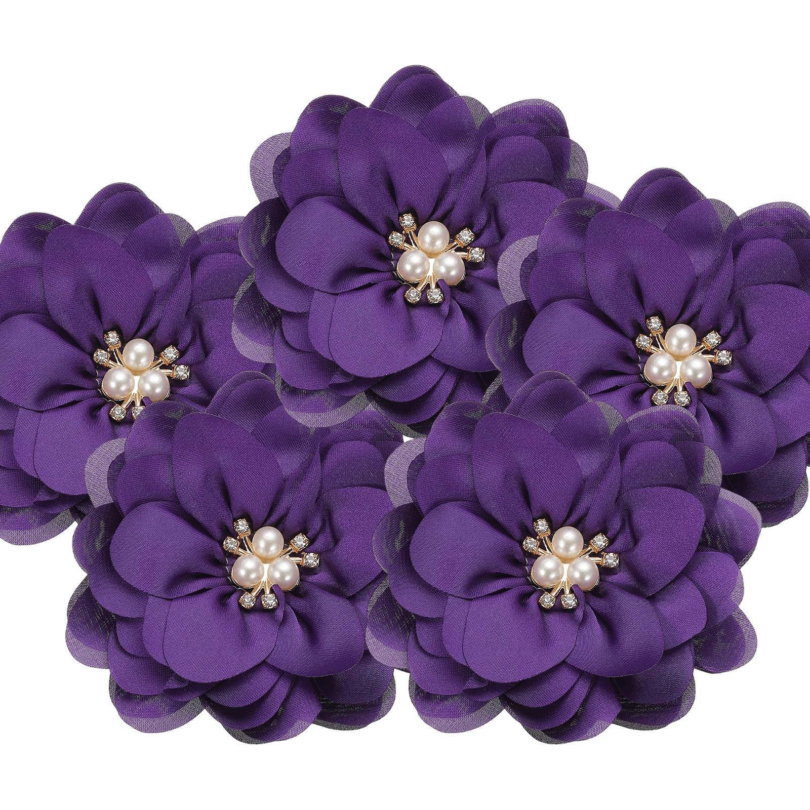 PATIKIL 3.15 Inch Chiffon Flowers