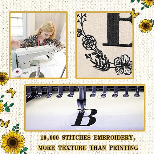 Miniatura 6 de personalized bags for women,Tote Bag For Women,Initial Tote Bag For Women With Zipper