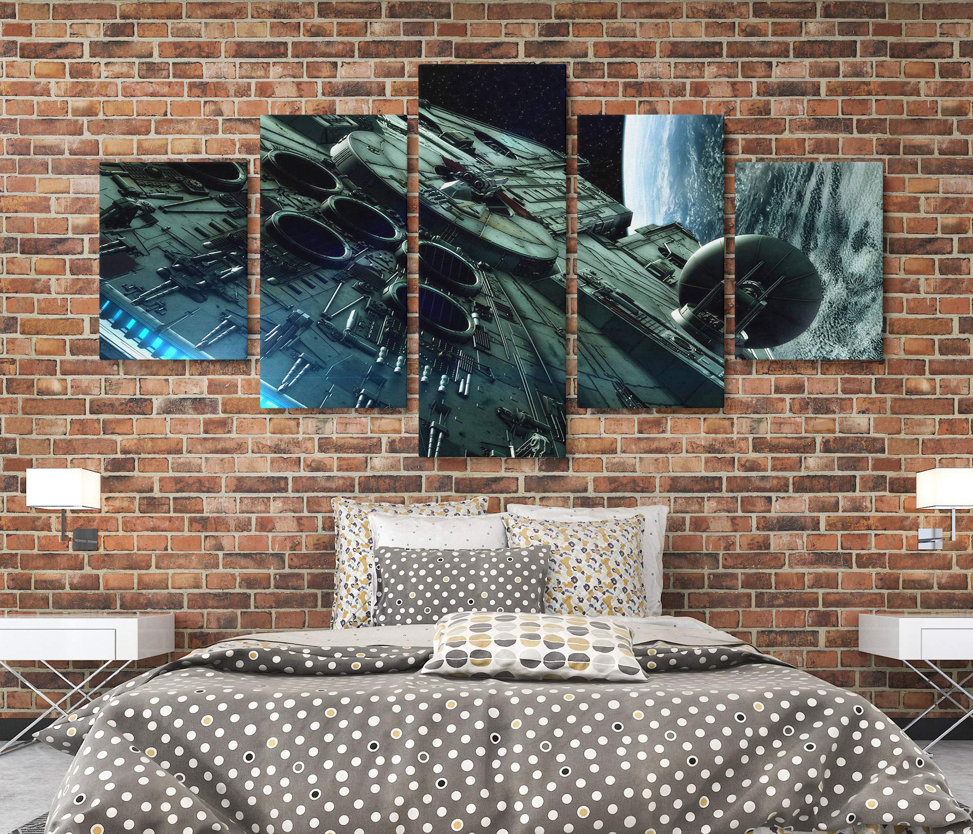 Millennium Falcon Canvas Wall Art Print Various Sizes (