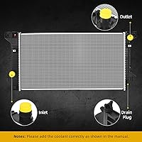 Vista 6 de DWVO Radiador compatible con Ford Expedition 2011 2012 2013 2014 F-150 2015 2016 2017 Lincoln Navigator 2015 2016 2017 3.5L 5.0L V6 V8
