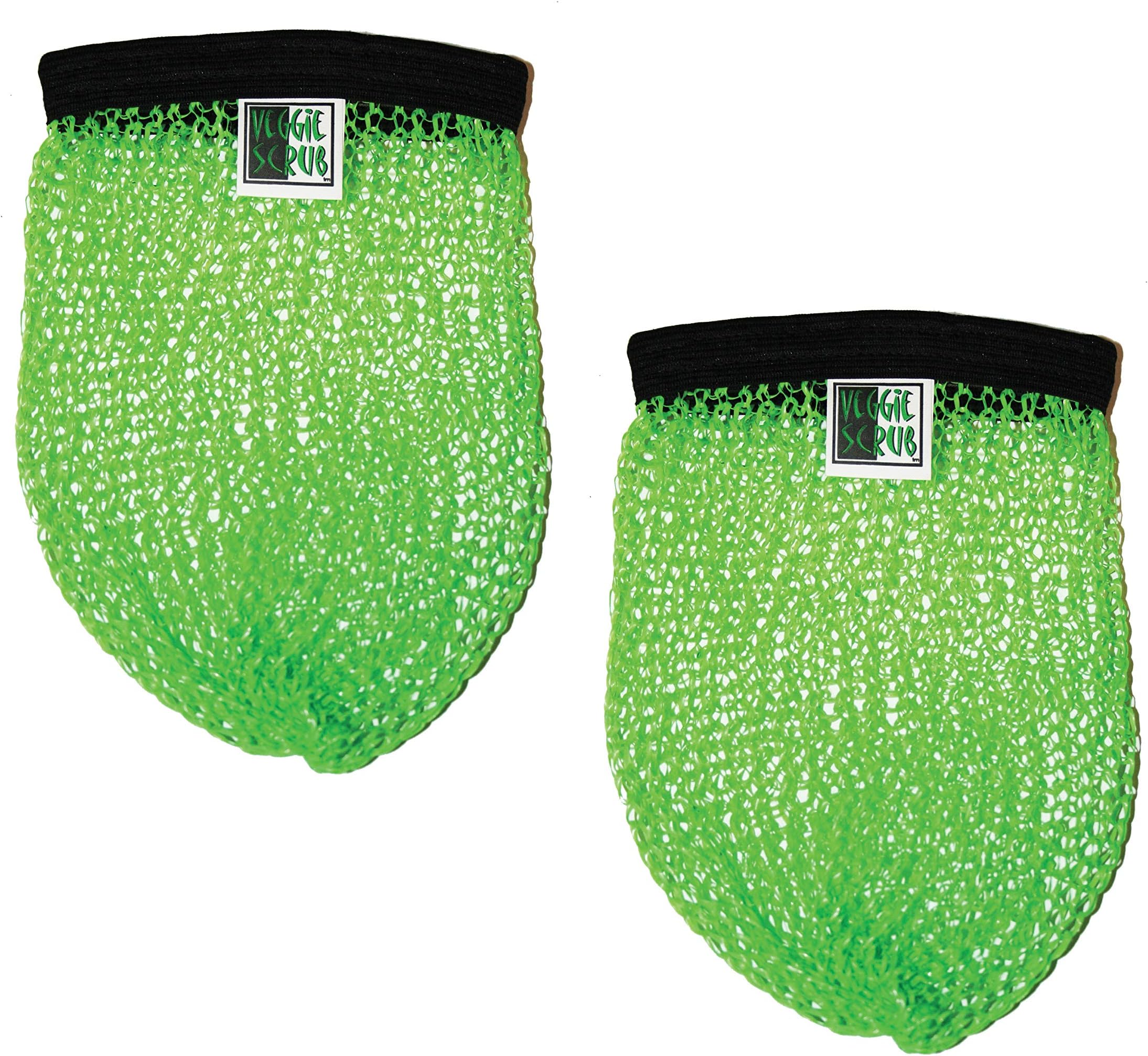 Daybreak Designs Veggie Scrub, Vegetable, Fruit and Herb Washer, Nylon, Green, 2