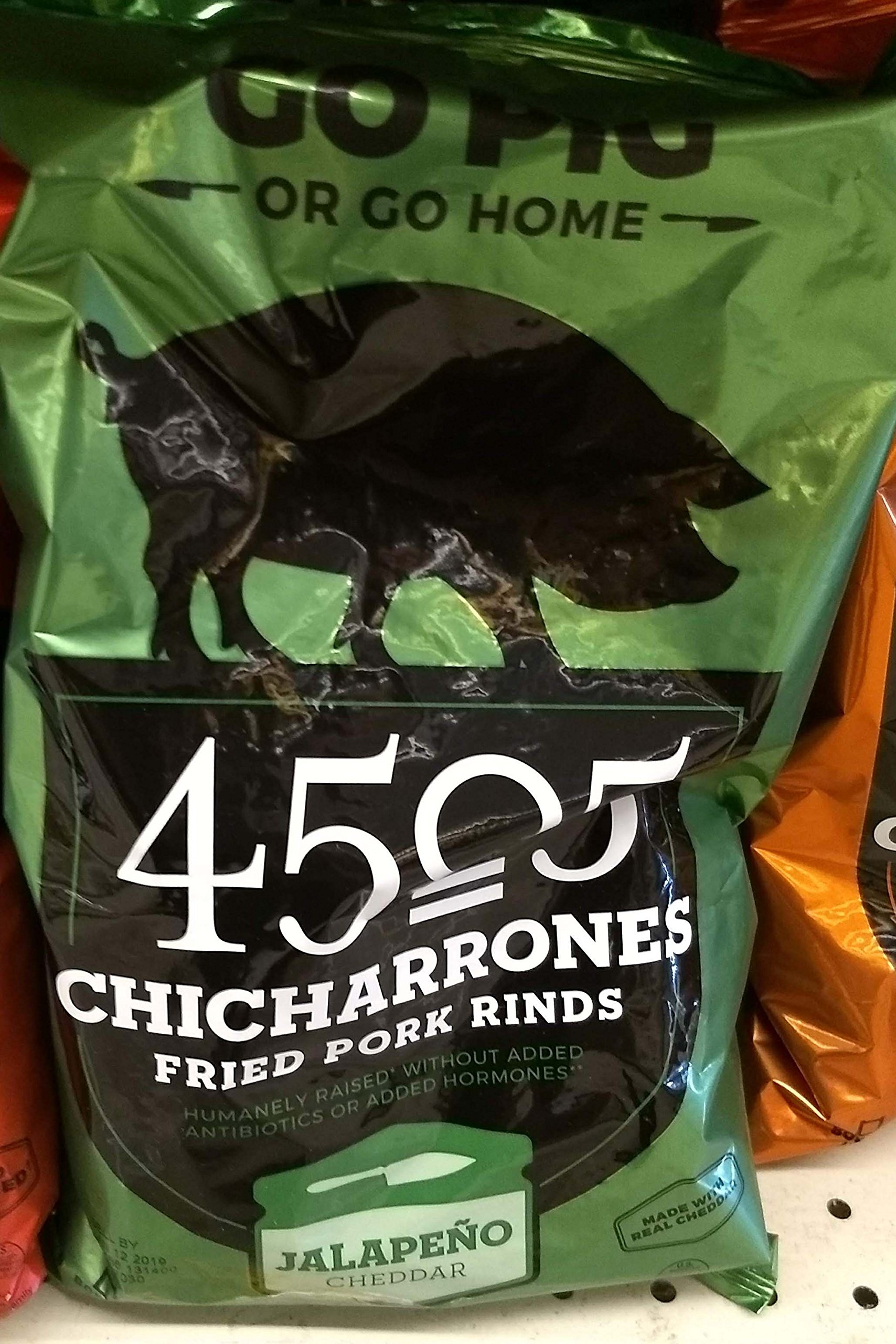 Buy 4505 Chicharrones, fried pork rinds Jalapeno Cheddar 2.5oz, pack of