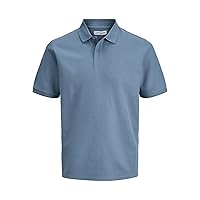 JACK & JONES Jjeaustin - Polo S Noos Pls – Plus Size, Miraggio Blu