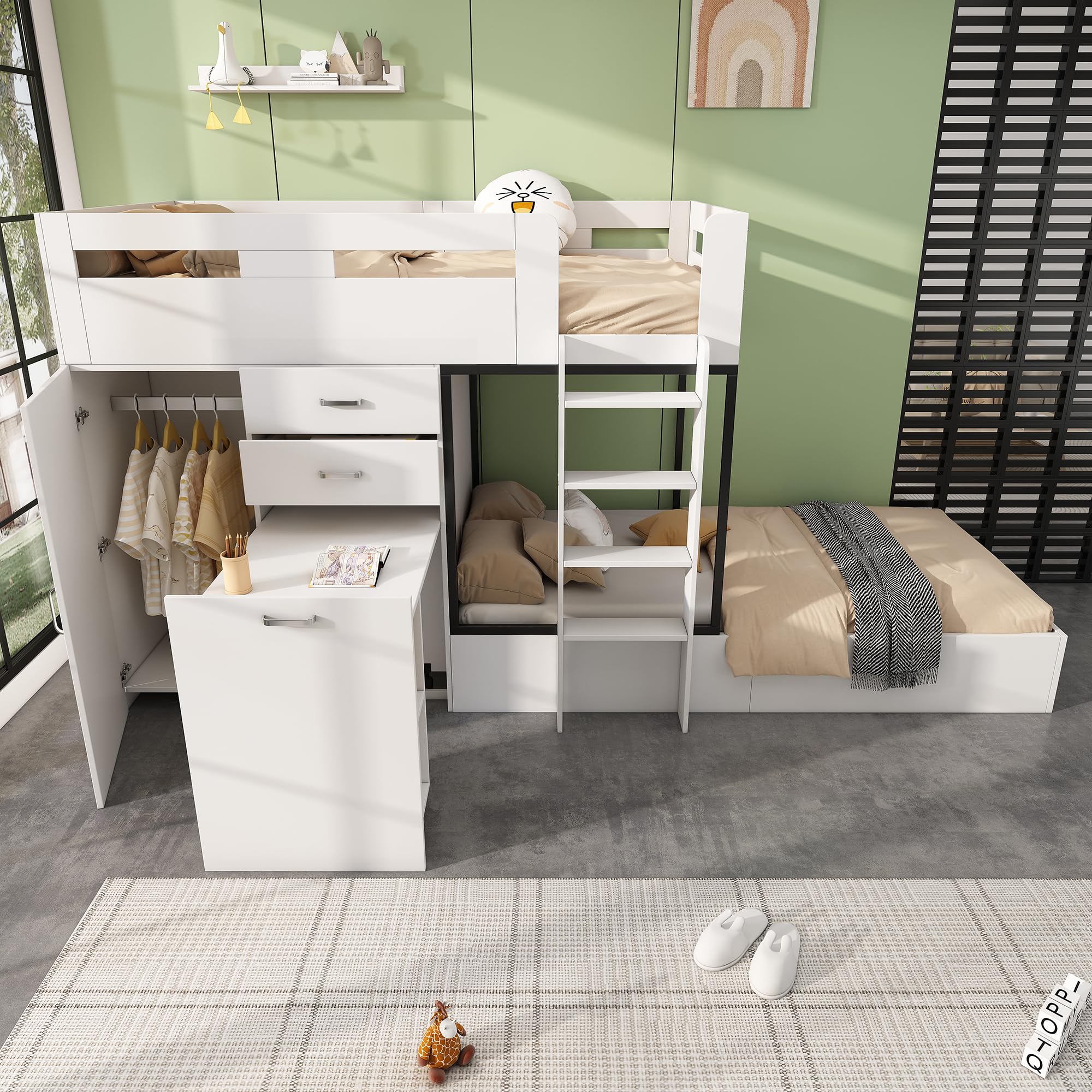 Letto Singolo 90x200 Cm In Legno Massello Di Pino Con Rete A Doghe - Moderno, Stabile, Facile Da Montare - Foto 11