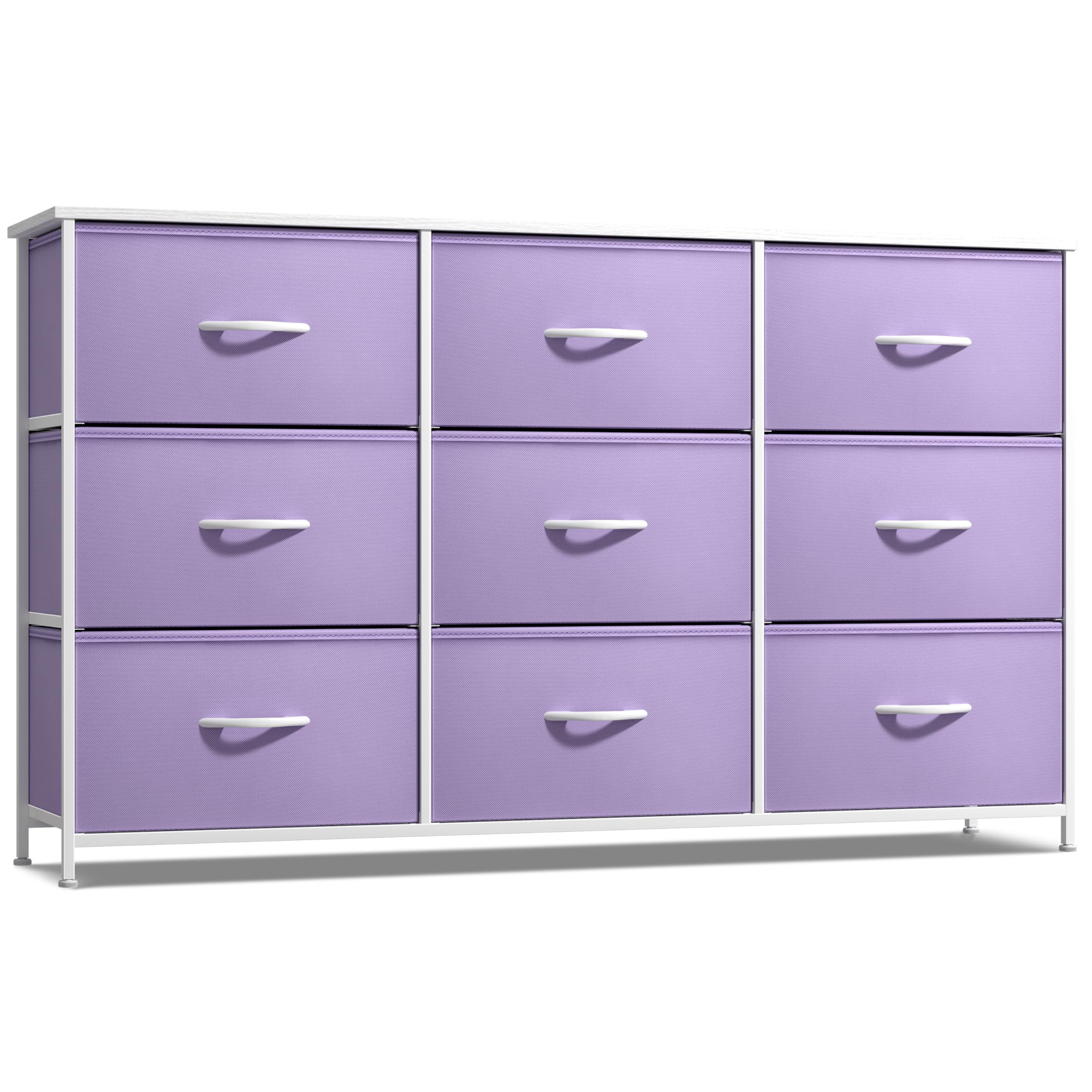 Sorbus Kids Dresser with 9 Drawers - Storage Unit Organizer Chest for Clothes - Bedroom, Kids Room, Nursery, & Closet