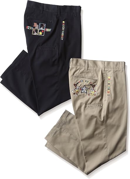 べルーナROCKY RABBIT パンツ Amazon | [ベルーナ] Rocky Rabbit 刺しゅう入りチノパンツ2本組
