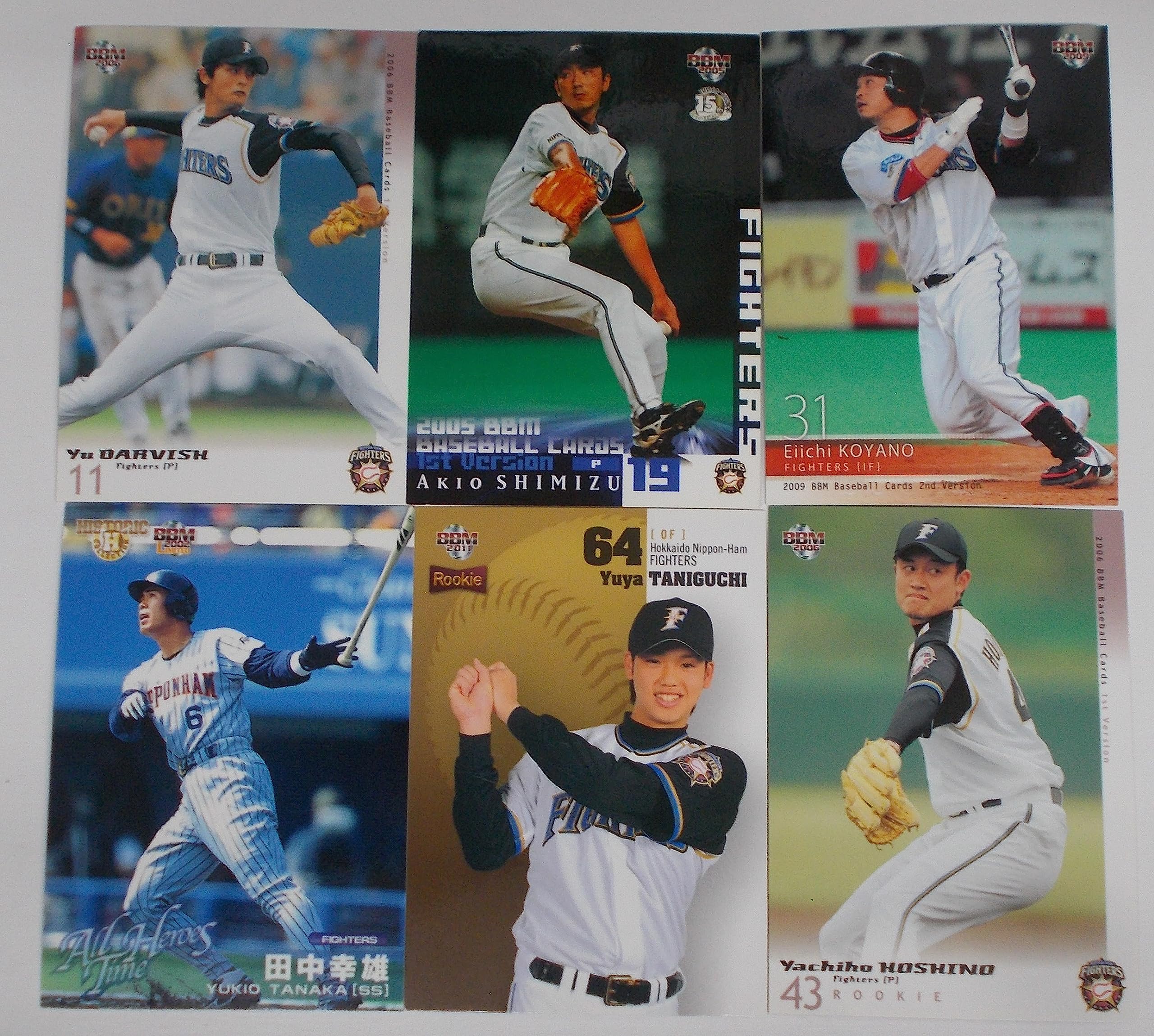 Amazon.co.jp: [6 pieces] Darvish Yu Shimizu, Akio Otano, Eiichi 