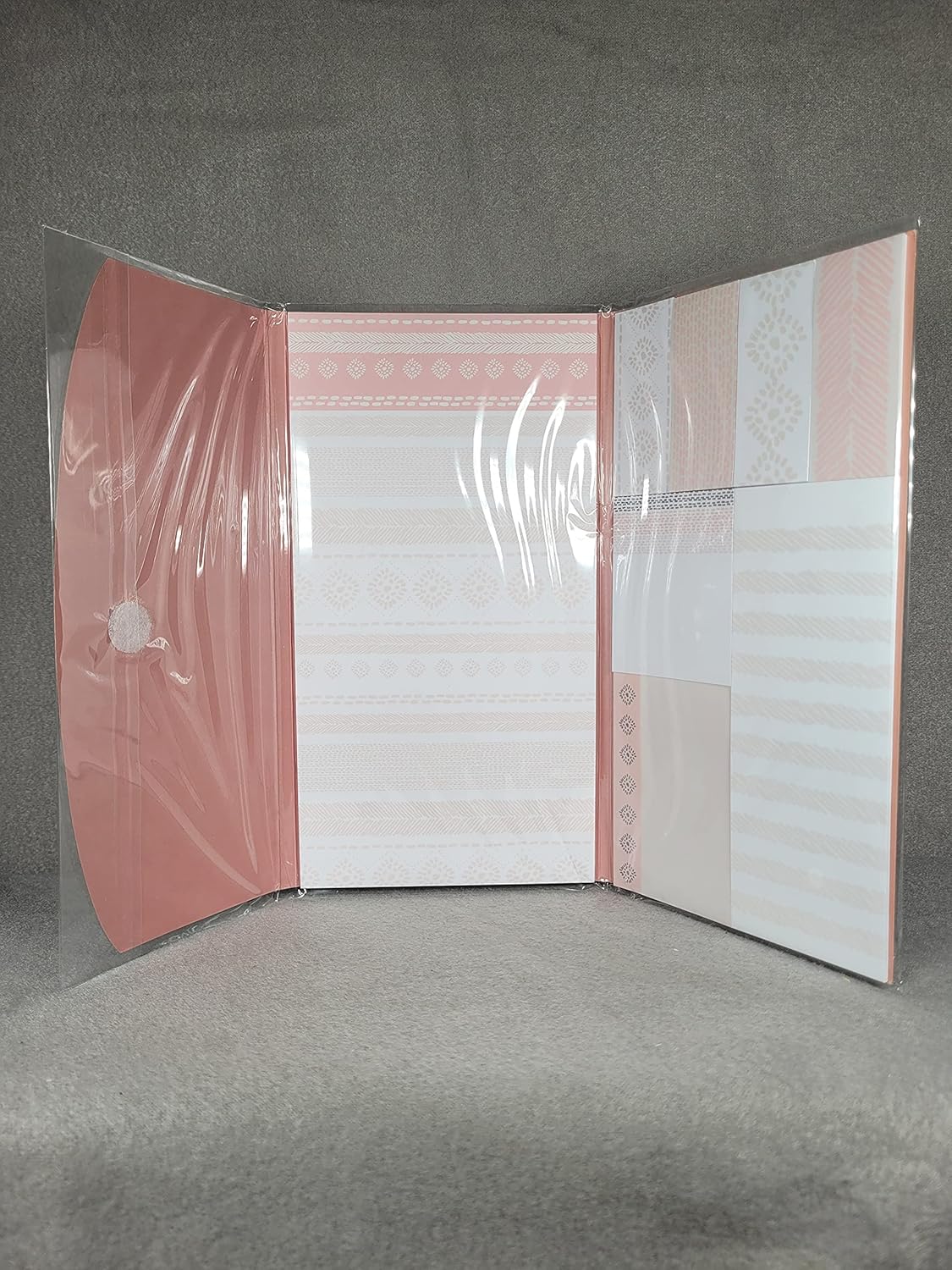 Plants Sticky Notes and Memo Pad Inside a Trifold Booklet, 20 Sheets