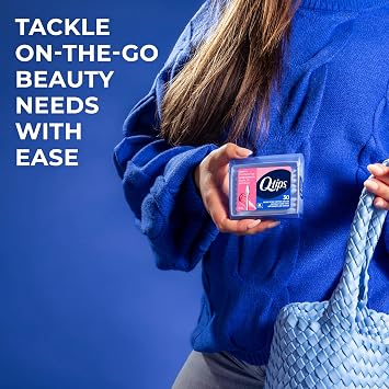Q-Tips Cotton Swabs, Precision Tips, Travel Size Toiletries for Beauty and Home, 100% Cotton, 30 Count