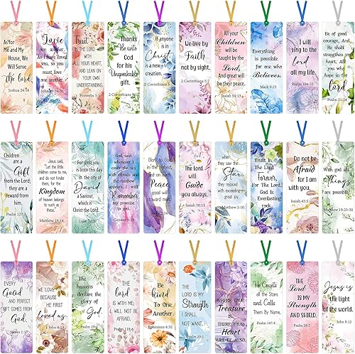 Miniatura 14 de Paquete de 120 marcapáginas cristianos para hombres con escrituras inspiradoras, marcadores de libros cristianos, regalos cristianos para mujeres a