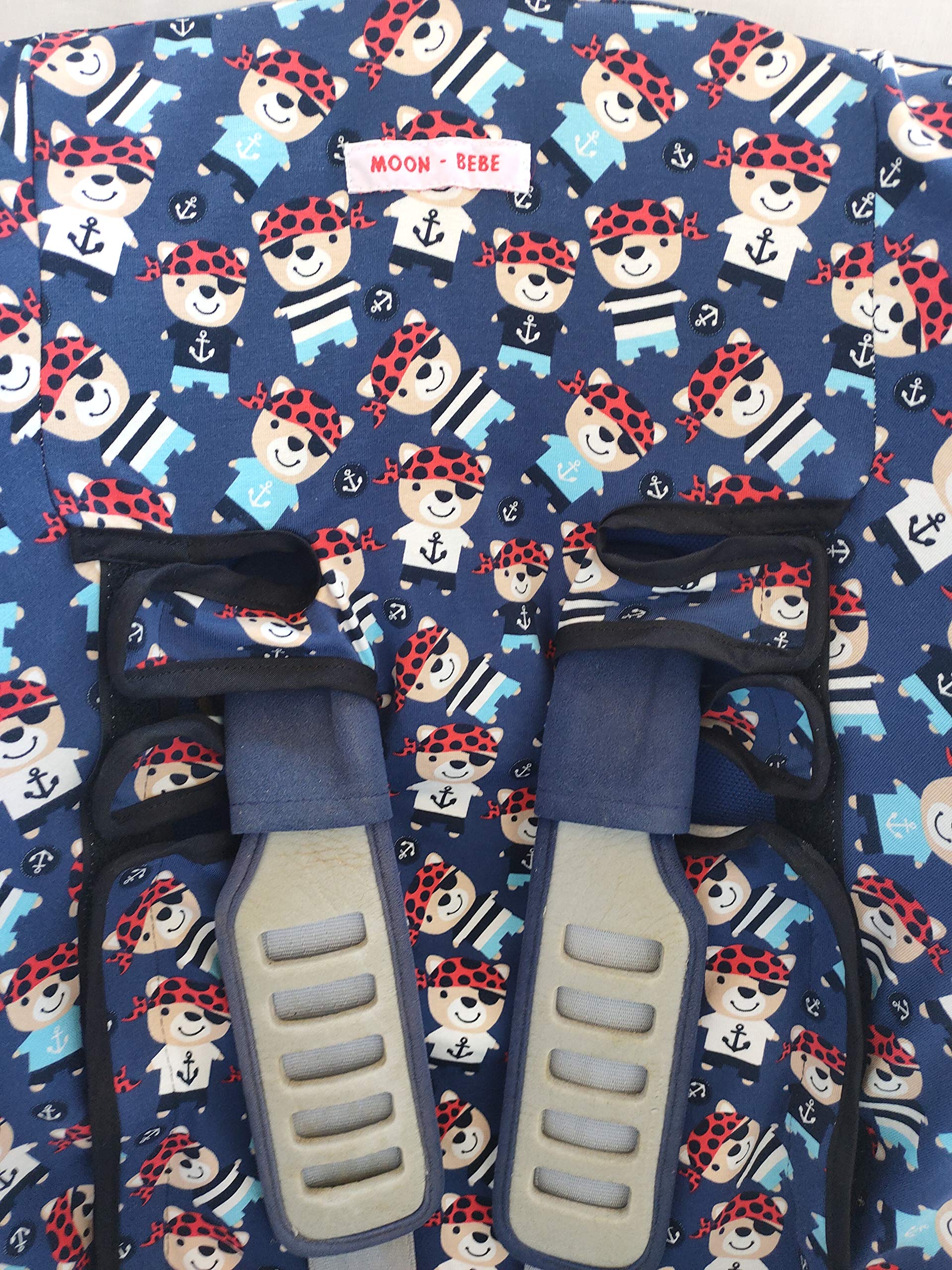 MOON-BEBE Funda Universal para Silla de Coche Grupo 1-2-3 (AZUL)