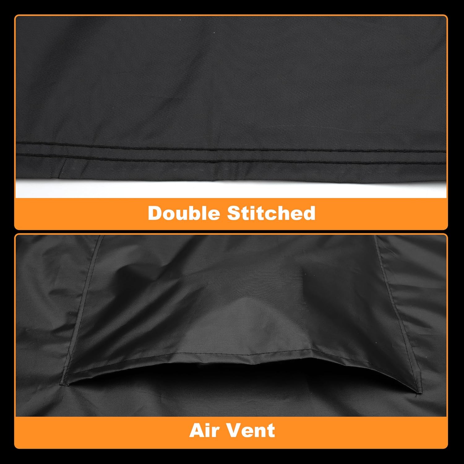 X AUTOHAUX UTV Cover for Can-am MAVERICK X3 MAX for DS TURBO Waterproof Side by Side Cover Outdoor Sun Rain Storage Protection 210D-PU Black 420x165x167cm/165.35x64.96x65.75in