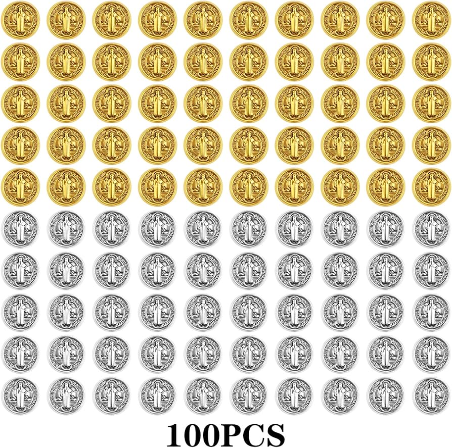 Amazon.com: JMKTOOL 100pcs 9.5 mm Round Double-Sided Jesus Cross Spacer Beads Catholic Saint Benedict Beads Religious Loose Beads for DIY Rosary Bracelet Necklace Jewelry Making, 2 Colors : Arts, Crafts & Sewing amazon-com-jmktool-100pcs-9-5-mm-round-double-sided-jesus-cross-spacer-beads-catholic-saint-benedict-beads-religious-loose-beads-for-diy-rosary-bracelet-necklace-jewelry-making-2-colors-arts-crafts-sewing