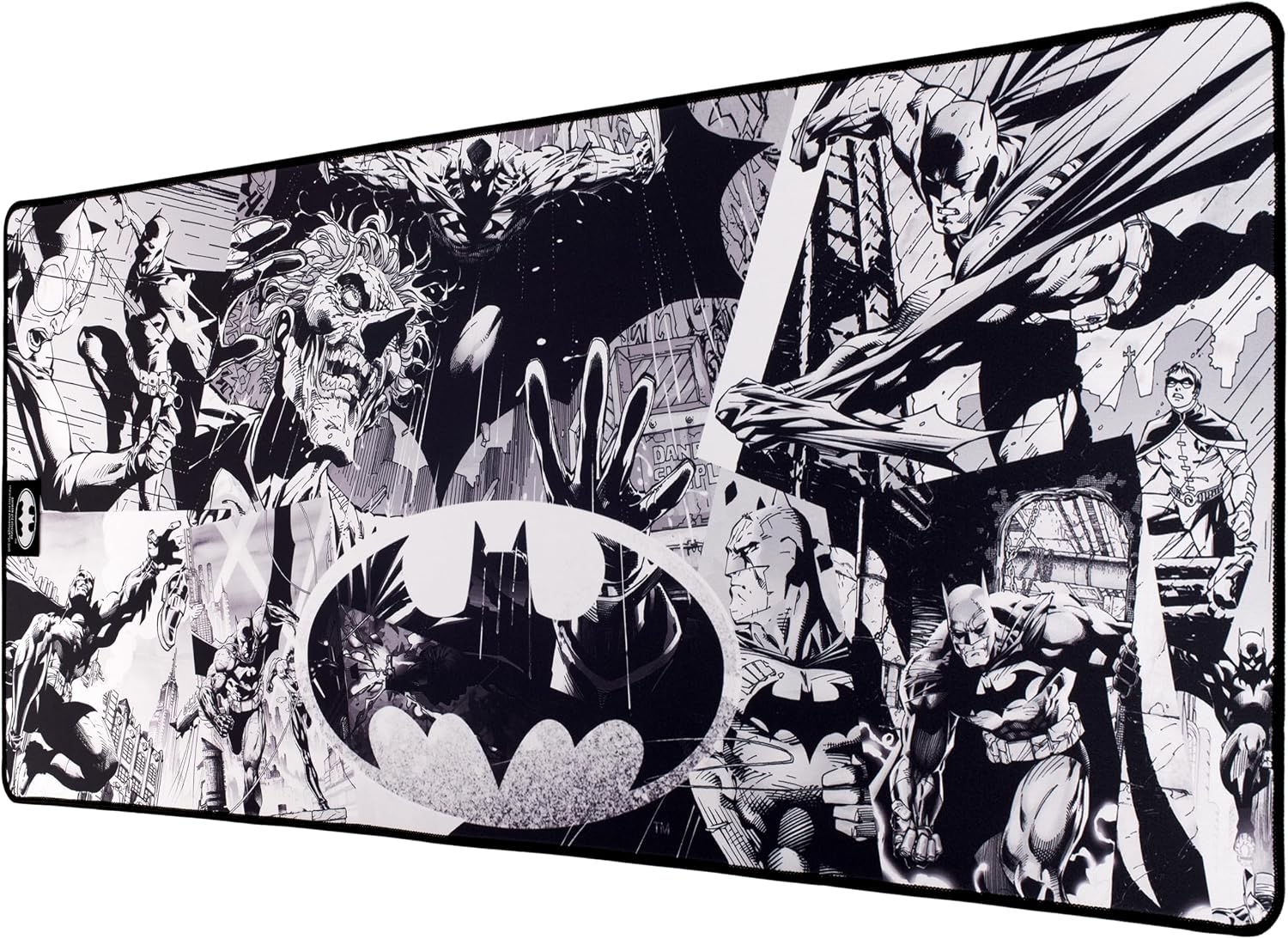 SUBSONIC Batman Mouse Pad XXL 35x15 in – Gaming Desk Mat Extra Large