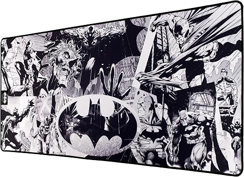 SUBSONIC Batman Mouse Pad XXL 35x15 in Gaming Desk Mat Extra Large