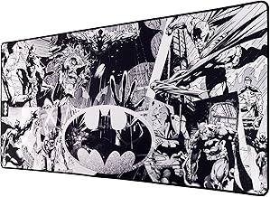 Subsonic Batman - Anti-Rutsch-Mauspad XXL 90 mm x 40 mm mit Perlenbesatz - Offizielle Lizenz DC comis