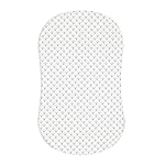 HALO BassiNest Fitted Sheet - 100% Cotton, Soft and Breathable Bassinet Sheet for Babies, 30 x 16 Pre-Shrunk Sheet, Pebble