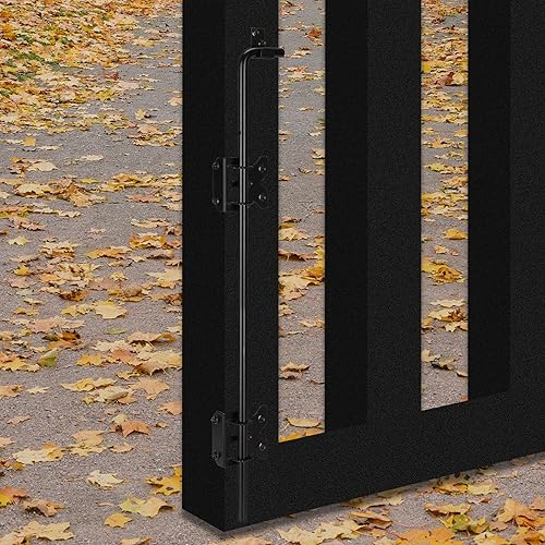 Miniatura 4 de Perno de caña resistente de 18 pulgadas, pasador de caída de barra de caída, perno de caída mejorado con cerradura para puerta, herrajes de puerta