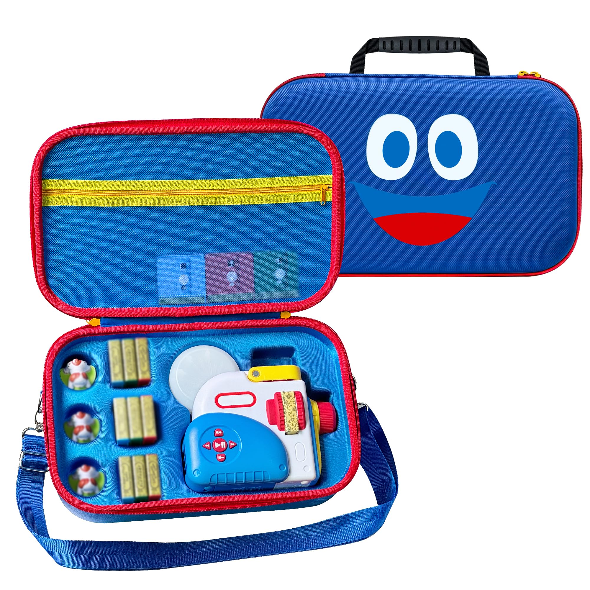 Carrying Case Compatible with Little Tikes Story Dream Machine Books Starter Set, Kids Toys Protective Storage Bag for Little Tikes for Storytime Audio Play, Storybooks, Character Collection(Box Only)