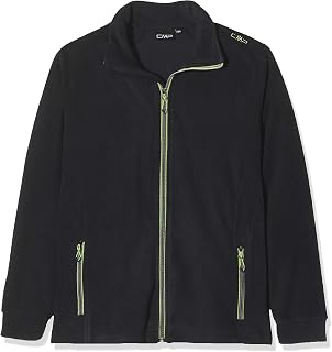 CMP Boy's Fleece Jacket, Boys', 3H14714, Antracite/Bamboo, 104 (EU)