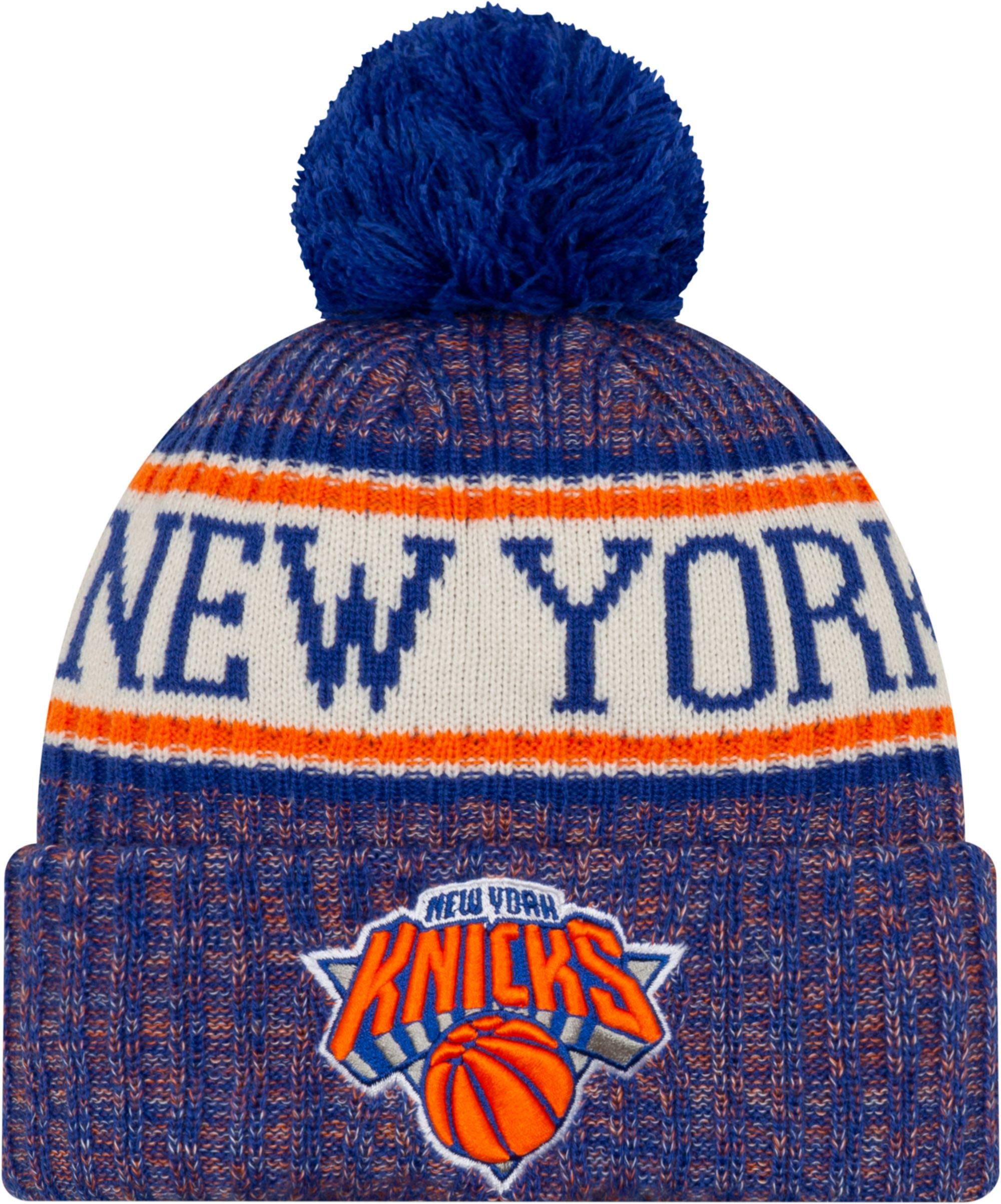New EraNBA Sport Cuff Beanie Hat with Pom - NBA Cuffed Winter Knit Toque Cap