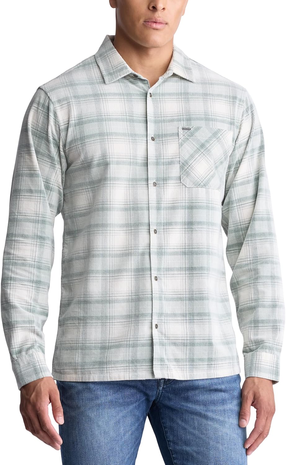 Buffalo David Bitton Mens Long Sleeve Corduroy Button Down