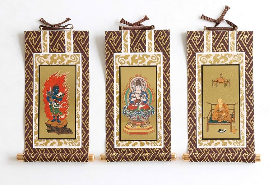 茶の湯 掛軸 真筆証明書付き 楽天市場】掛け軸【墨蹟趣彩軸：喫茶去/BSG5-037】丈120cm×幅