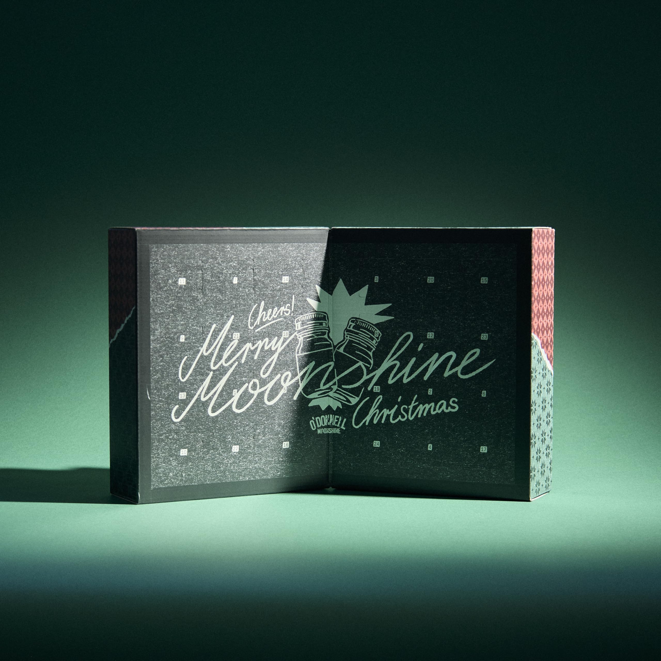 O'Donnell Shot-Adventskalender 2025 – Exklusives Moonshine Spirituosen Probierset (20ml) - Advent Calendar Füllung Männer mit Likör, Überraschungen & Adventsgeschenke Alkohol (limitiert)
